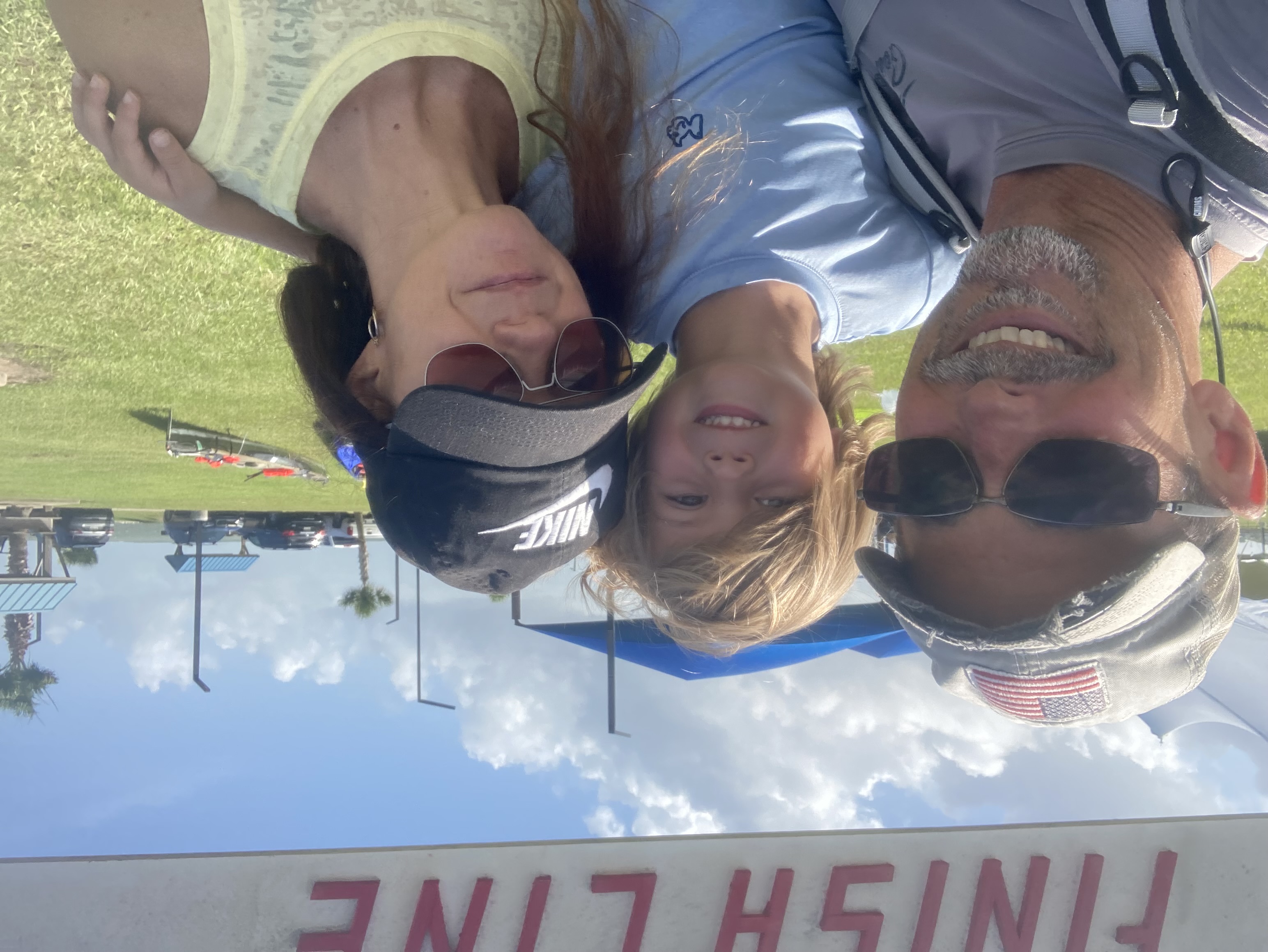 Amy and I at the Texas Water Safari finish line — we found it eventually